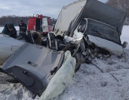 В Башкортостане при встречном ДТП грузовика и ВАЗа погиб житель Челябинской области