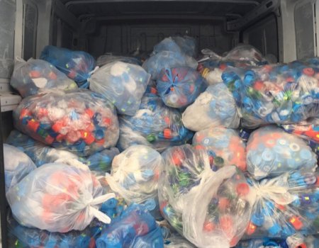 Жители Башкортостана собрали две тонны крышек от бутылок, средства пойдут на помощь онкобольным