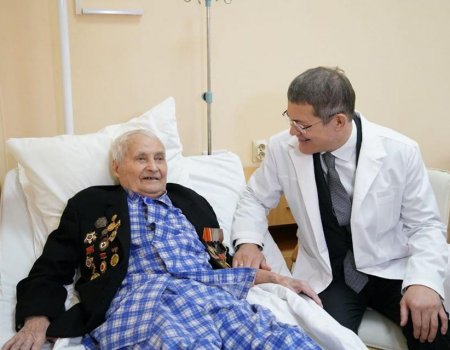 Глава Башкортостана навестил 102-летнего ветерана Великой Отечественной войны