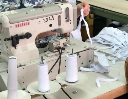 В Башкортостане трикотажная фабрика наладила пошив многоразовых медицинских масок