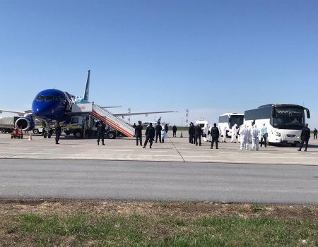 В аэропорт «Уфа» прибыли ещё два рейса с вахтовиками из Якутии