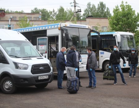 В Башкортостане первые 200 вахтовиков после двух недель в обсерваторе возвращаются по домам