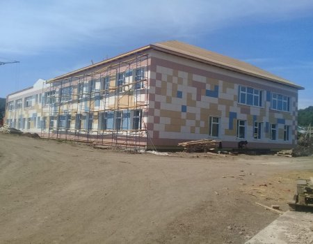 В селе Лаклы Салаватского района ведется строительство школы на 80 мест с совмещенным  детским садом на 40 мест