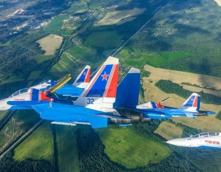 Авиационная группа «Русские витязи» выступит в Уфе