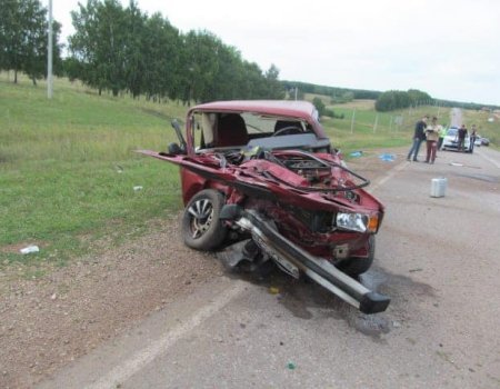 В Башкортостане при столкновении «ВАЗ-2104» и Kia Sportage погиб водитель отечественной машины