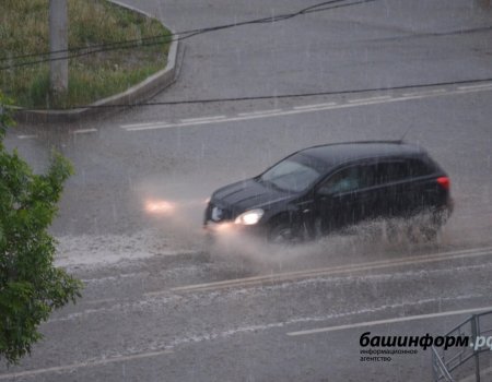 В Башкортостане в ближайшие три дня прогнозируются дожди и грозы