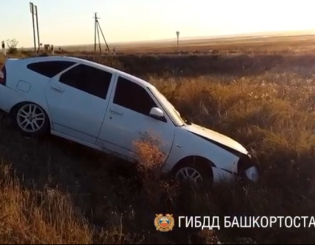 В Башкортостане молодой водитель без прав погиб, съехав в кювет
