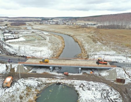 В Мечетлинском районе Башкортостана завершается строительство долгожданного моста