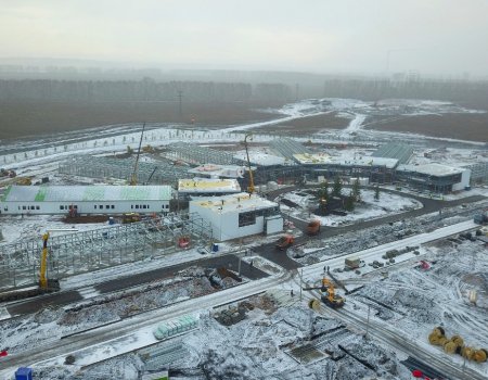 На строительстве ковид-госпиталя в Стерлитамаке работает более 650 человек
