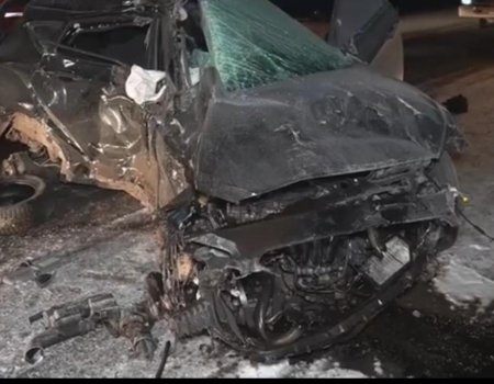 В Башкортостане в ДТП с «ВАЗ-21099» и грузовиком погиб водитель Hyundai Solaris