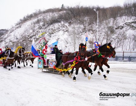 Победа конно-санного экипажа из Дюртюлей завершила новогодний фестиваль в Уфе Terra Zima