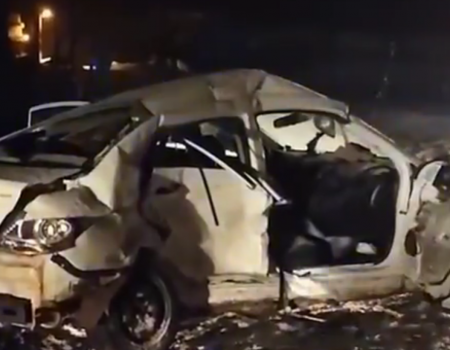В Башкортостане при столкновении двух автомобилей погибли два молодых человека