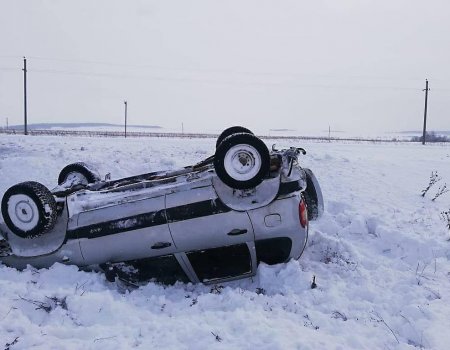 В Башкортостане пьяный водитель «Нивы» устроил ДТП с опрокидыванием