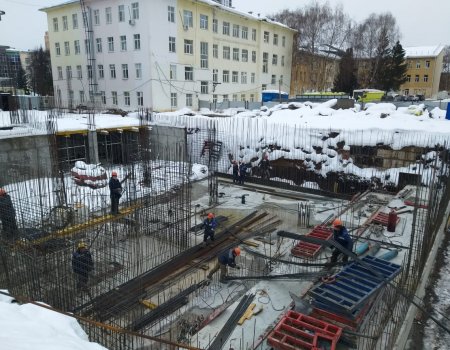В Уфе активными темпами идет строительство нового корпуса поликлиники РКБ им. Куватова