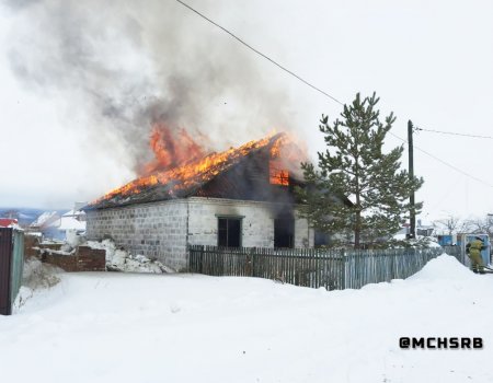 В Башкортостане при пожаре в жилом доме погибли двое детей