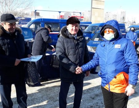 В Башкортостане работники «Почты России» получили 23 новых автомобиля
