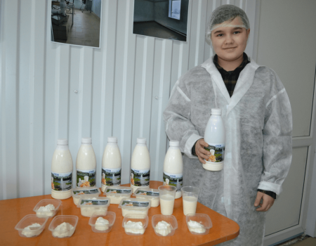 В Кигинском районе сельхозкооператив запустил цех по переработке молока