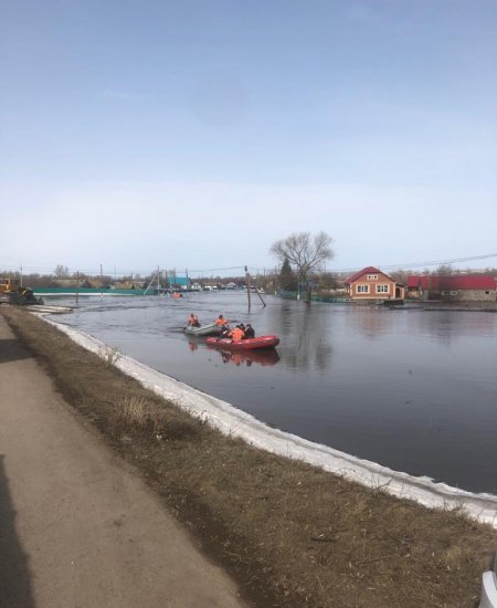 В Башкортостане подтопило село Азнаево, жители эвакуированы