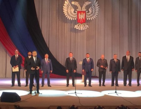 Башкирская делегация принимает участие в торжествах по случаю образования ДНР И ЛНР