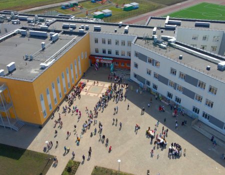 В Уфимском районе Башкортостана открылась новая школа с детским садом