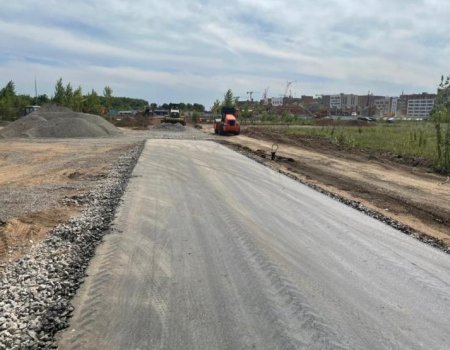 В поселок «Цветы Башкирии» строится новая дорога от трассы Уфа - Аэропорт