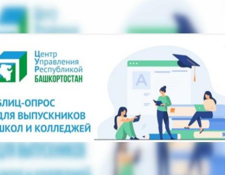 ЦУР Башкортостана запустил блиц-опрос для выпускников школ и колледжей