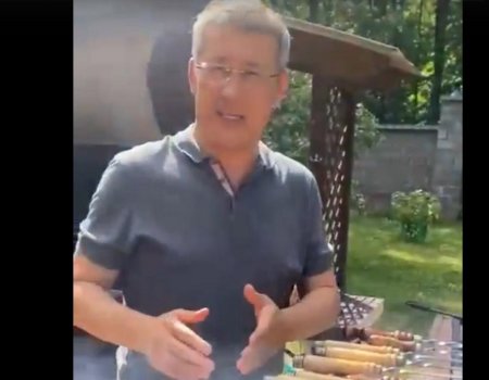 Радий Хабиров опубликовал в соцсетях видео воскресного отдыха
