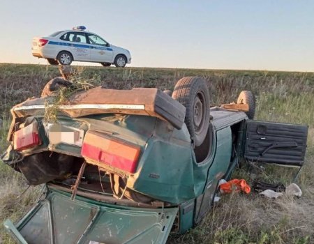 В Башкортостане при опрокидывании в кювет погиб пожилой водитель, его пассажирка в больнице