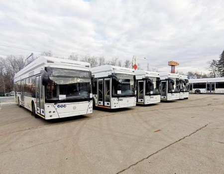В Уфе начали работу 9 новых троллейбусов с автономным ходом