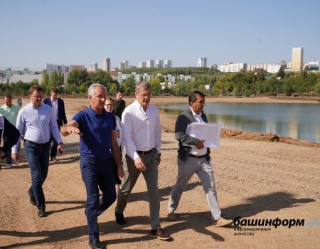 Все работы в уфимском парке «Кашкадан» планируют завершить ко Дню республики