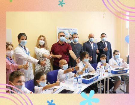 В Уфе в РДКБ открылась госпитальная школа для детей, находящихся на длительном лечении