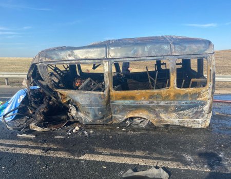 Люди сгорели заживо: в Башкортостане в ДТП в пассажирской «ГАЗели» погибли четыре человека