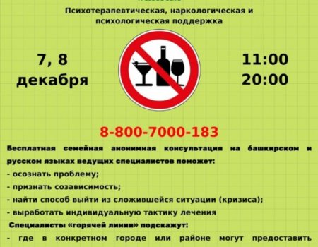 В рамках республиканского конкурса «Трезвое село» в Башкортостане будет работать «горячая линия»