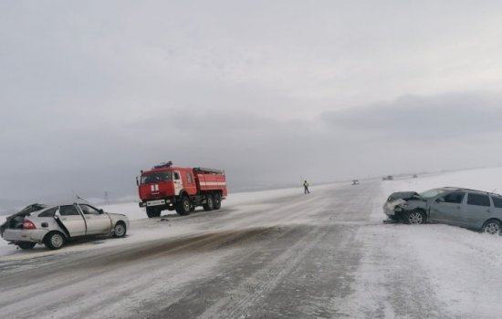 В Башкортостане столкновении со встречной Skoda Octavia погибли водитель и пассажир «Лады Приоры»