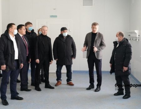 Радий Хабиров ознакомился с ходом строительных работ Сибайского ковид-госпиталя