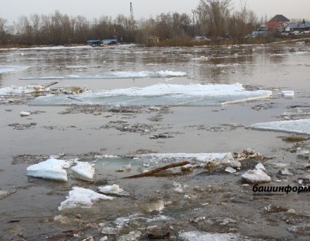 Названы ожидаемые сроки начала ледохода в Башкортостане