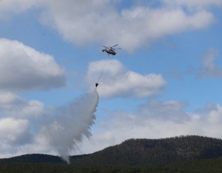 В Башкортостане прошла первая противопожарная тренировка с вертолетом Ка-32