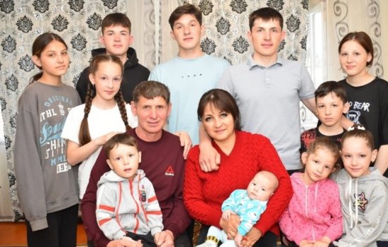 Глава Башкортостана рассказал об одной из самых многодетных семей в республике