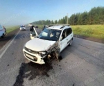 Отказали тормоза: в Башкортостане водитель за рулем неисправного самосвала снес две машины и опрокинулся