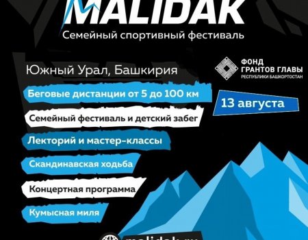 В Башкортостане пройдет семейный спортфестиваль «Малидак»