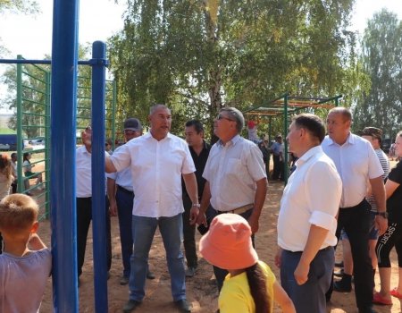 В Аургазинском районе Башкортостана появилась новая спортивная площадка