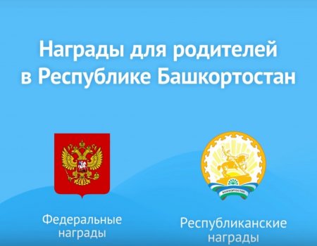 ЦУР информирует о федеральных и республиканских наградах, положенных многодетным семьям Башкортостана
