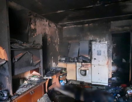 Тела мужчины и женщины обнаружены при пожаре в жилой многоэтажке в Мелеузе
