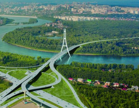 В Уфе представлен проект моста через Белую, соединяющего Кузнецовский затон и трассу Уфа-Аэропорт