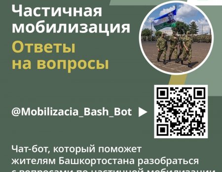 В Башкортостане создали чат-бот о частичной мобилизации