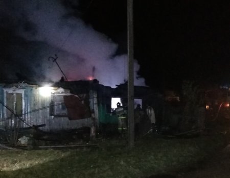 В Башкортостане при пожаре в жилом доме мужчина получил ожоги 60% тела