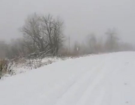 На юге Башкортостана прошел обильный снегопад
