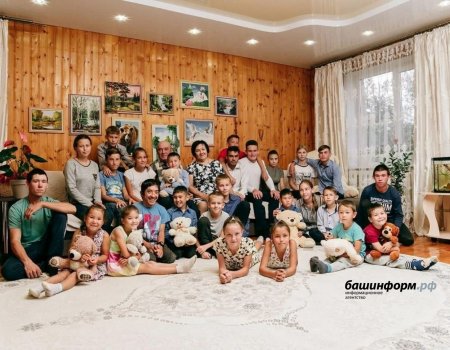40 детей: Радий Хабиров рассказал об одной из самых больших семей Башкортостана