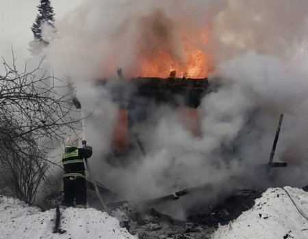 В Башкортостане при пожаре в садовом доме погиб хозяин