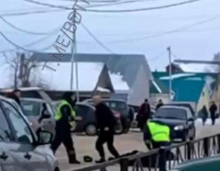 В ГИБДД Башкортостана прокомментировали потасовку на дороге с участием инспекторов ДПС
